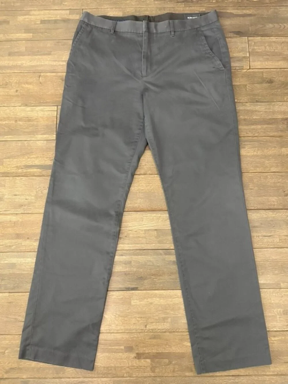 Bonobos Straight Leg Chino Pants Men's 36x34 Charcoal Gray EUC
